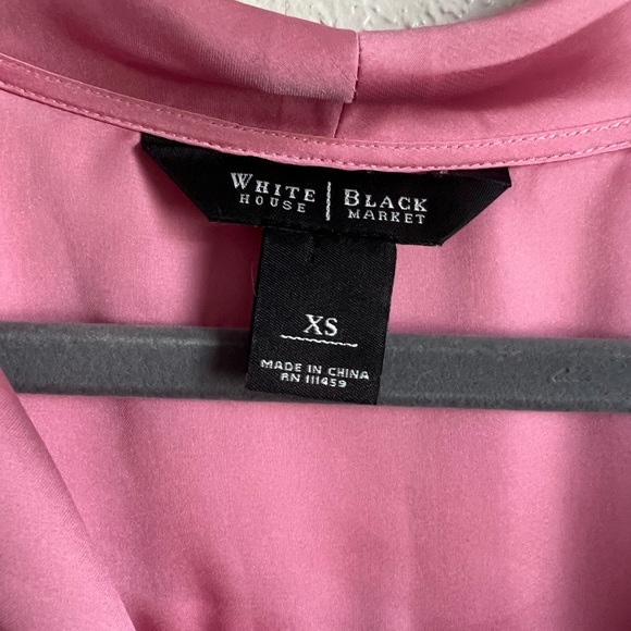 White House black market blusa rosada tank top blouse. Silky pink fabric size xs - Picture 3 of 4